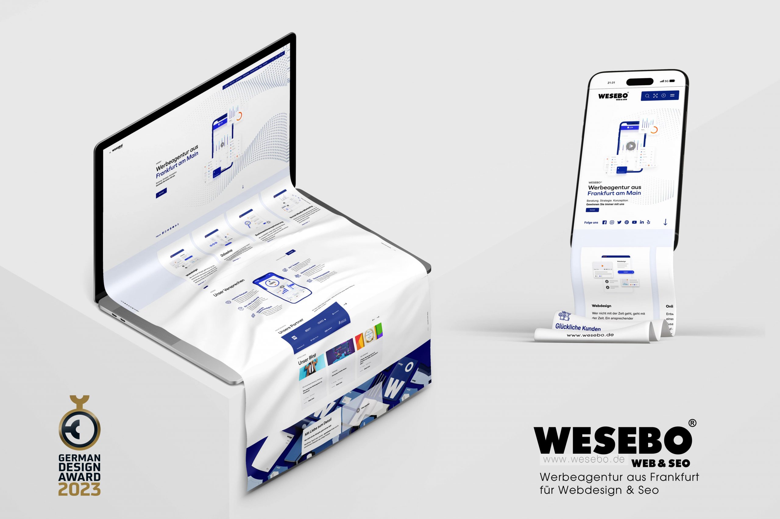 German_Design_award_2023_wesebo_werbeagentur_frankfurt_team_Webdesign_seo_marketing hadi sohbati